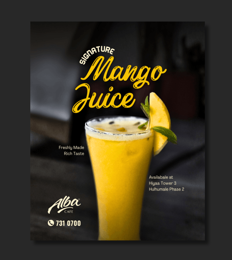 Restaurant Cafe Social Media Ad
