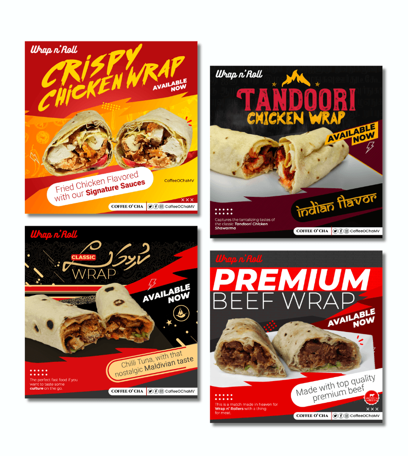 Fast Food Maldives Ads