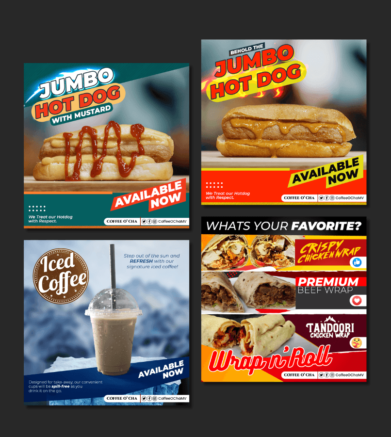 Fast Food Maldives Ads