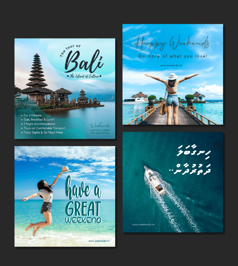 Maldives Travel Agency Platform Ad