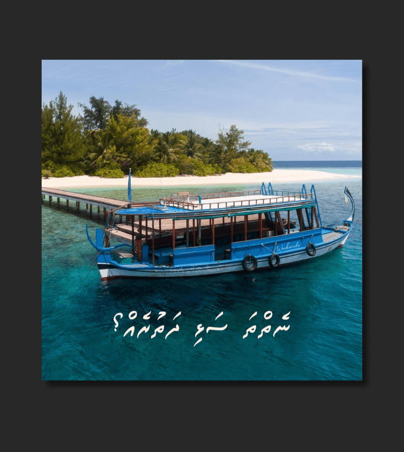 Maldives Travel Agency Platform Ad